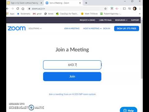 How to Sign into Zoom Using a Web browser (No Download Required)