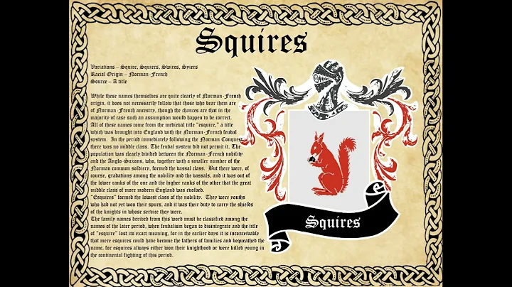 Squires Surname Family History and Coat of Arms