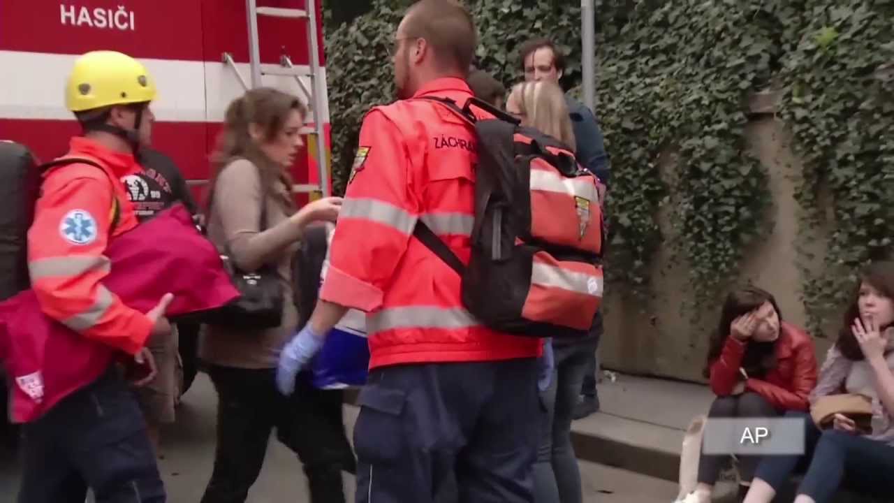Dozens injured in gas explosion in central Prague