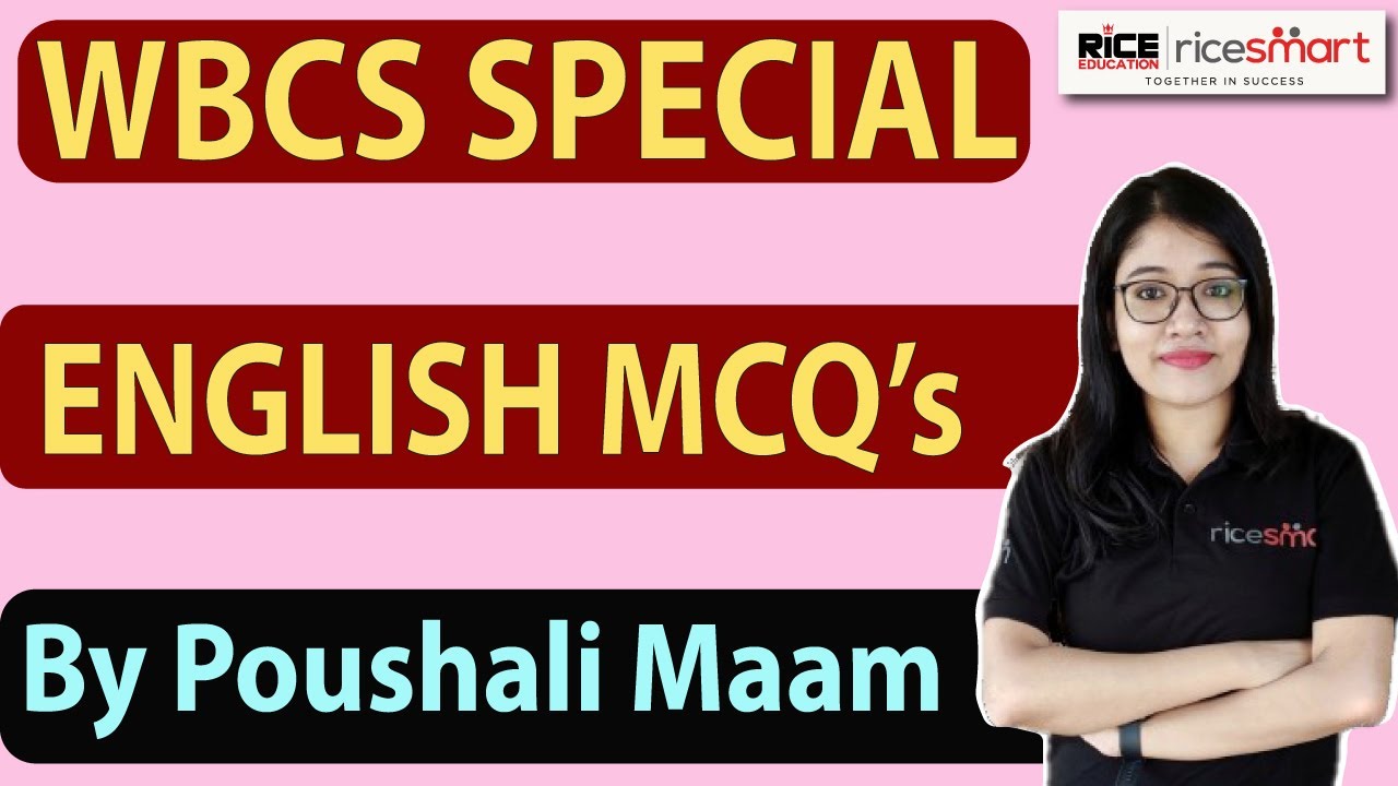 English Special Class by Poushali Sajjan | WBCS 2023 | English MCQ's ...