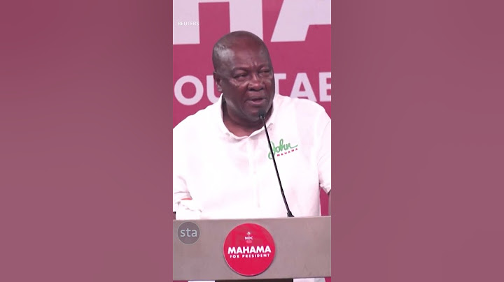 Former President John Mahama wins the Ghana elections