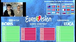 Eurovision 2018 : Second Semifinal [Our Qualifiers]