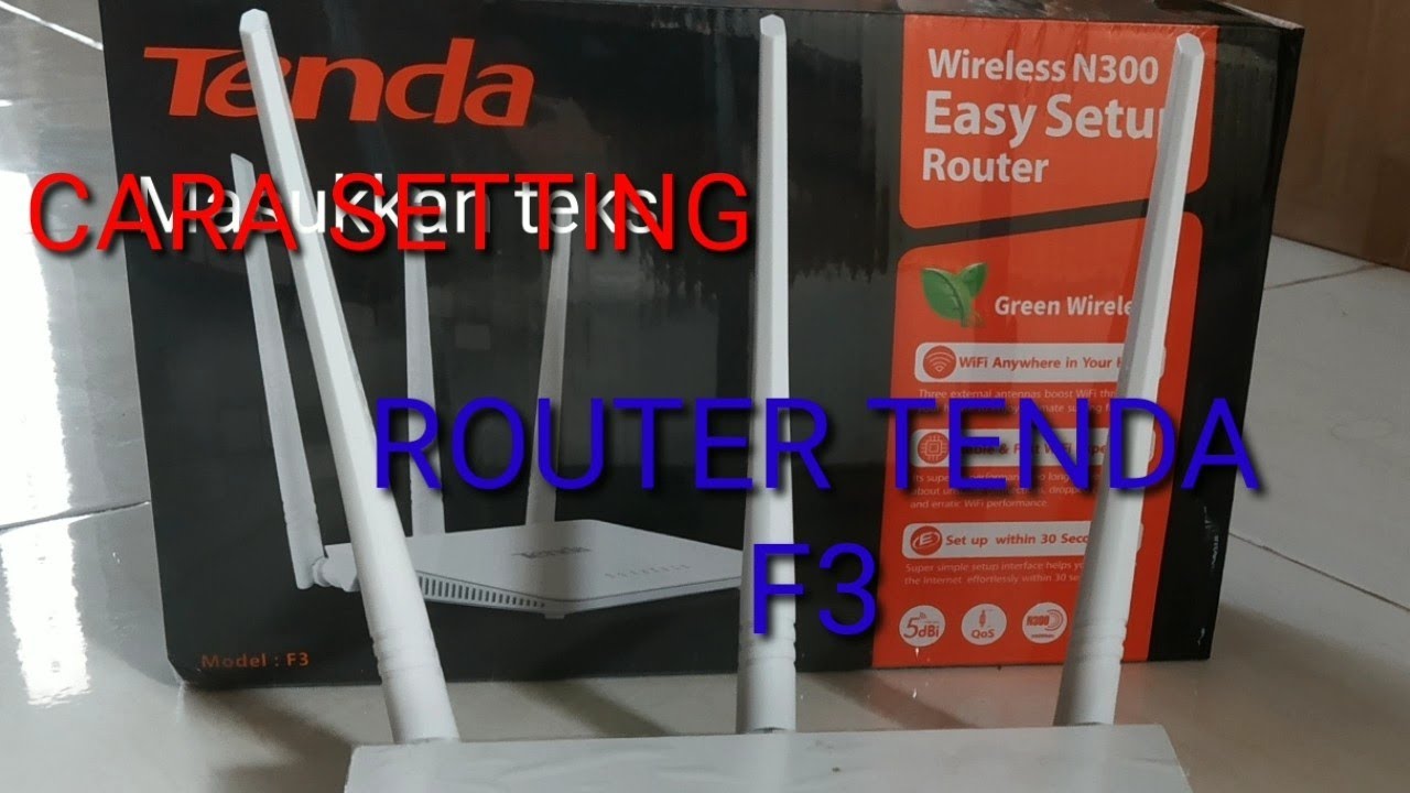 Cara Setting Router Tenda F3 2022 YouTube
