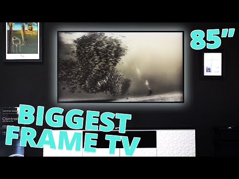 2022 85 INCH Samsung Frame TV Is INCREDIBLE
