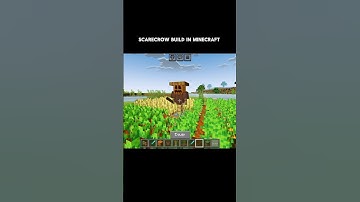 scarecrow build in Minecraft #minecraft #minecraftshorts #minecraftbuilding #minecraftpe #shorts