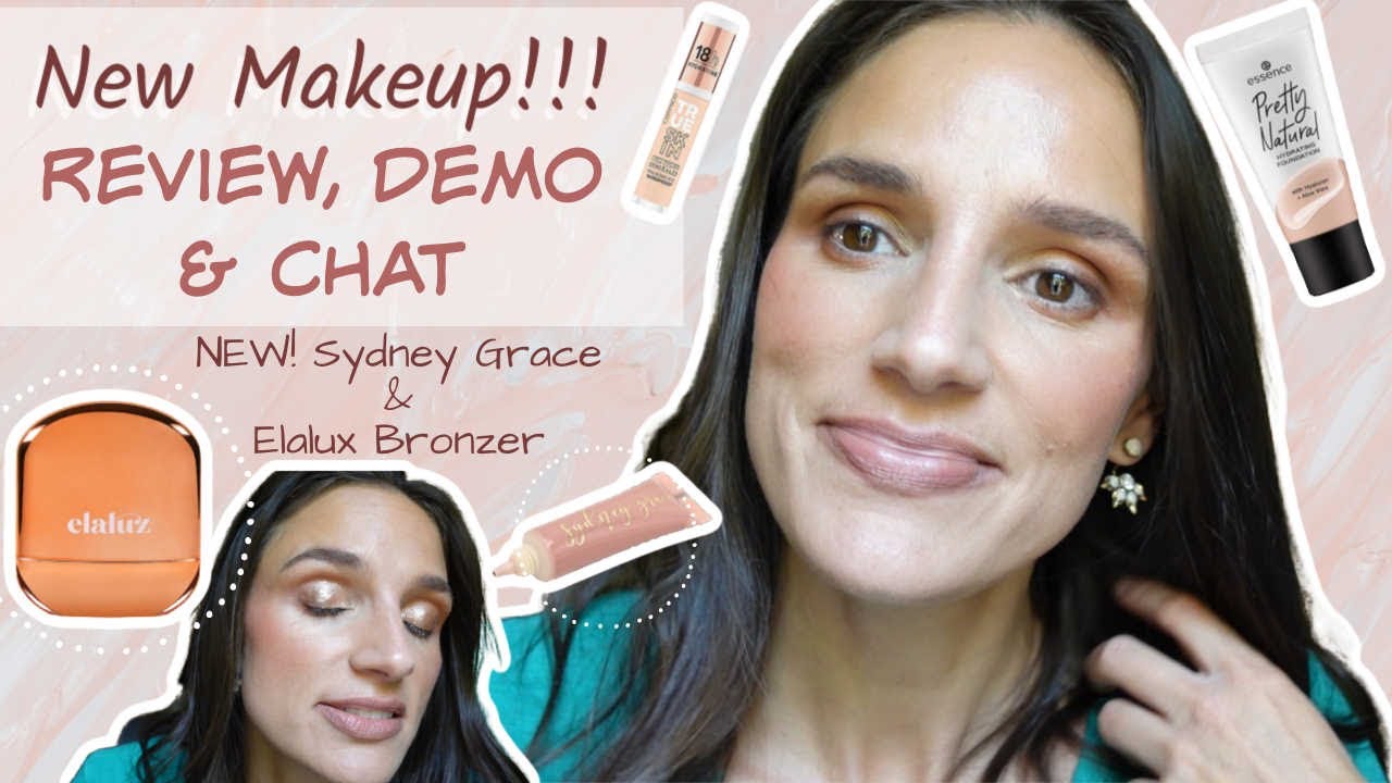 NEW Makeup Try On & Chat- New @Ulta- Catrice & Elaluz, Essence and NEW Sydney Grace Cream Shadow