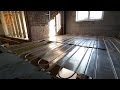 Underfloor heating first floor AluPlate™ install by Continal Underfloor