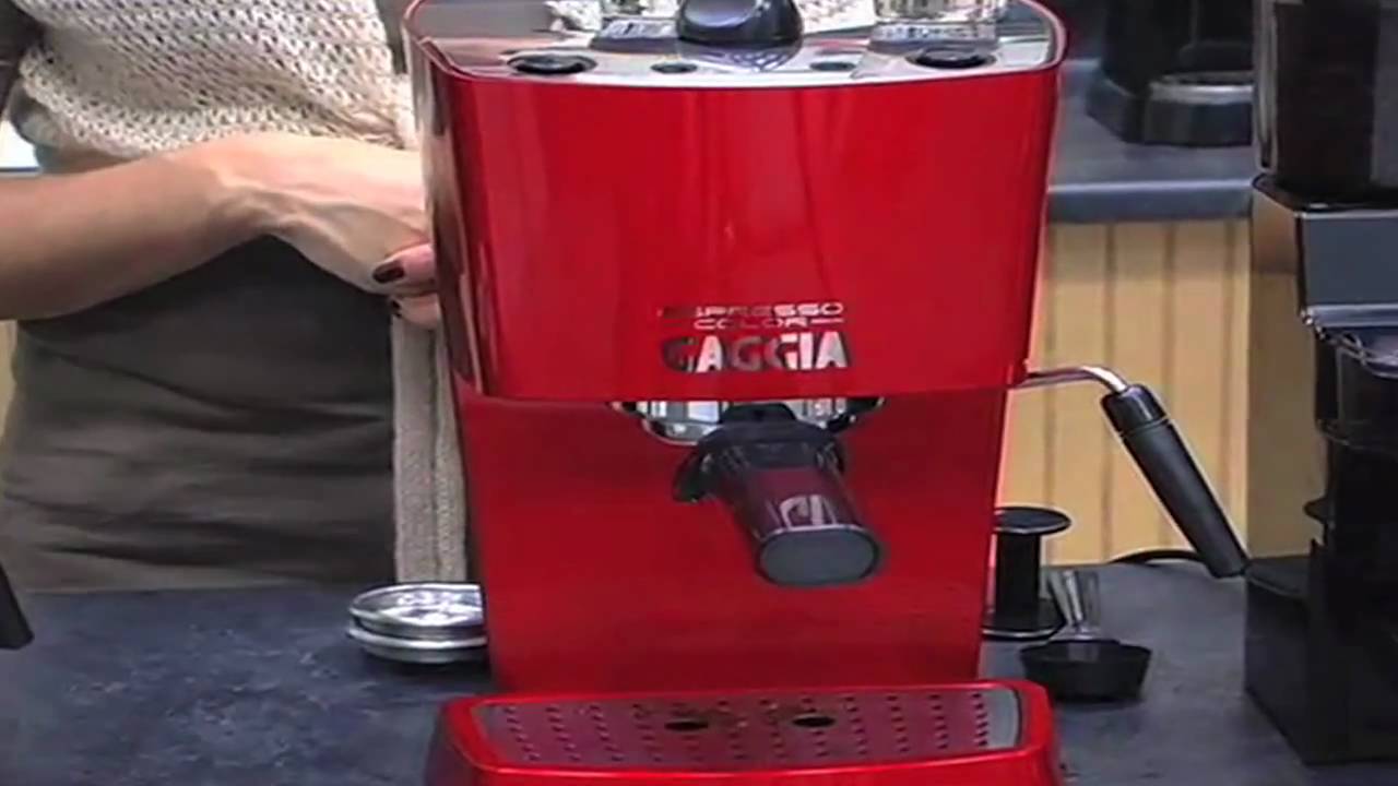 Gaggia Espresso Color Machine Introduction 