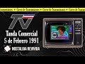 Tanda Comercial Cierre De Transmisiones TVN 5 De Febrero 1991