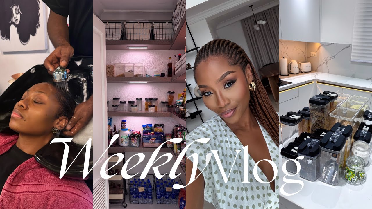 WEEKLY VLOG: REORGANIZE MY PANTRY WITH ME + TRICHOLOGIST APPOINTMENT + OFFICE & BATHROOM ADDITIONS