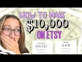 How to make $10K A MONTH on Etsy // what no one tells you