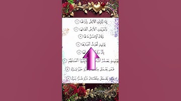 Surah Al-Zalzalah (99) –The Day When Earth Will Speak Reminder of the Day of Judgment سورة_الزلزلة