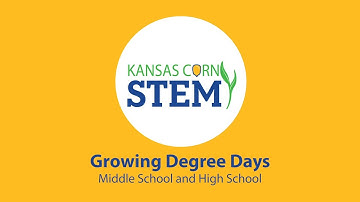 Growing Degree Days, Seed to STEM workshop, led by Chris Remmich