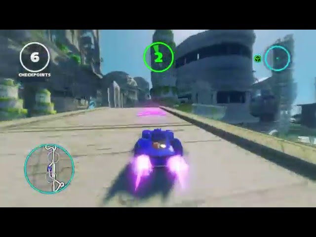 Sonic u0026 All-Stars Racing Transformed - Rapid Ruins - Boost Challenge - Expert class=