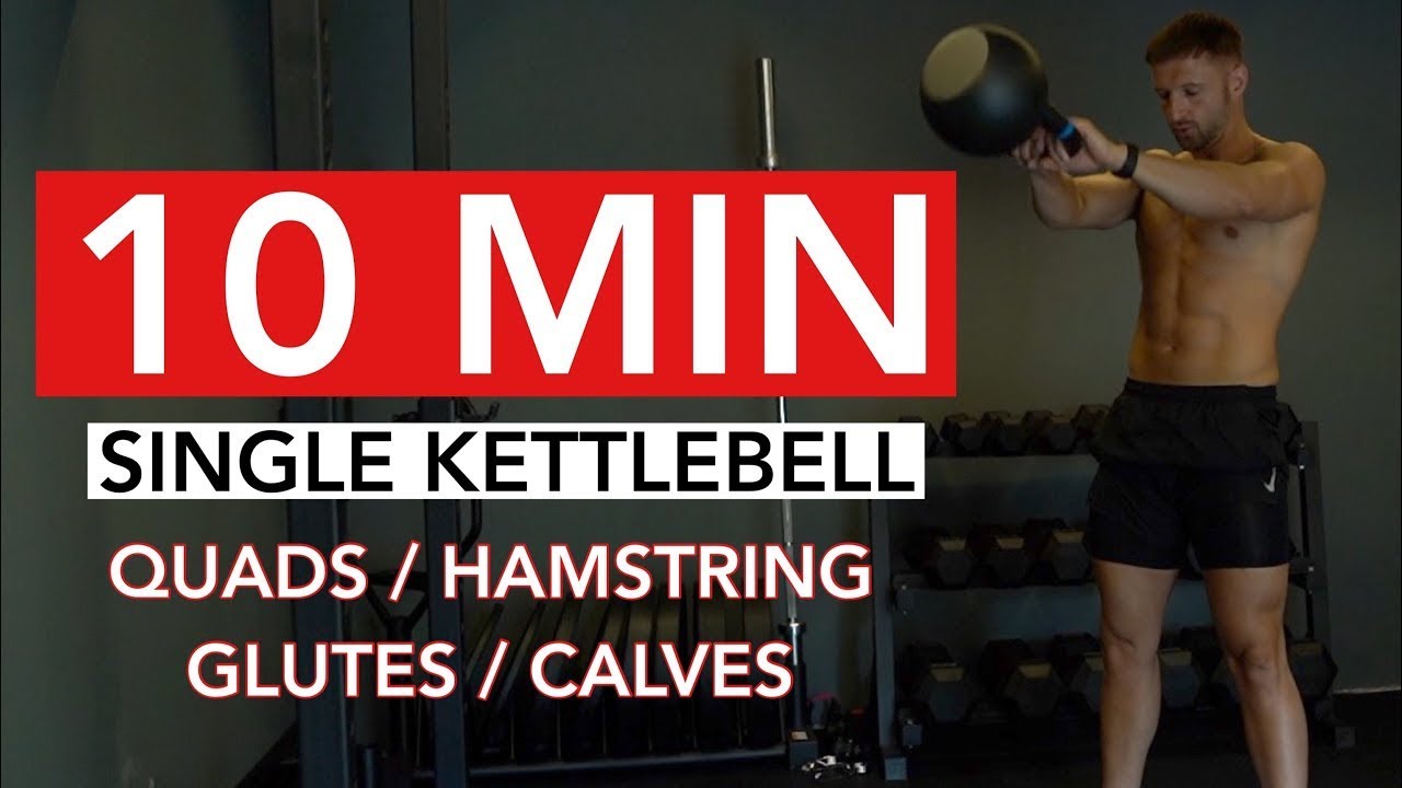 10 MIN: LOWER BODY Single KETTLEBELL Workout (Easy To Follow) - YouTube