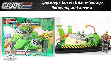 GI Joe Spytroops Hoverstrike w/Mirage Unboxing and Review