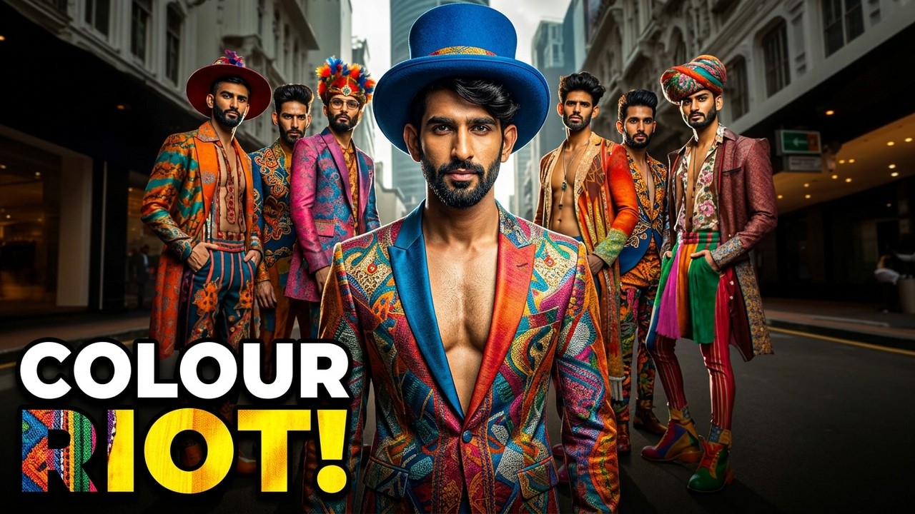 Watch Colour Riot Bold Street Couture Wearable Art Design on YouTube Watch Colour Riot Bold Street Couture Wearable Art Design on YouTube