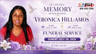 Veronica Hill-Amos {Funeral Service}