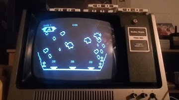 Level 4 of Meteor Mission 2 for TRS 80 Model 1 Computer 