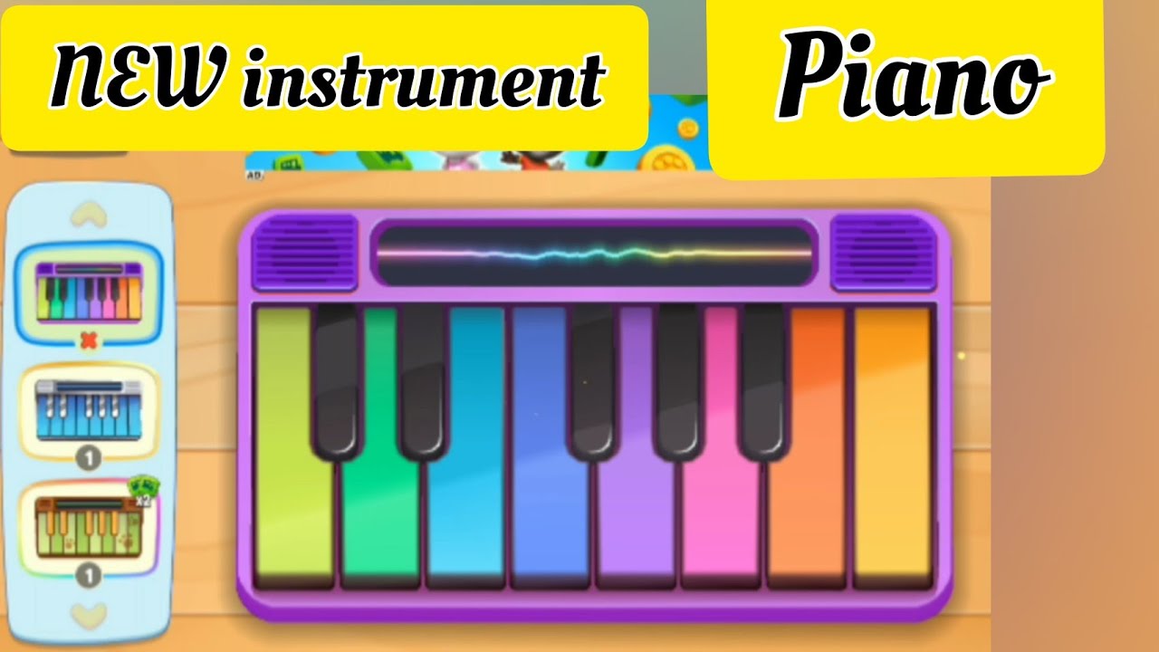 New Piano Instrument | My Talking Tom Friends - YouTube