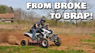 I Traded a Mitsubishi Eclipse for this 2005 Honda trx450r Left in PIECES! (INSANE POWER!)