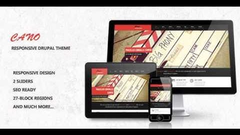 Preview Cano - Responsive Drupal 7 Theme Creative
