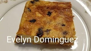 Como hacer Budín de Pan Super fácil