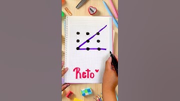 Thumbnail of How to connect all the points with 4 straight lines?