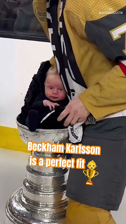 Wholesome moment with William Karlsson and his family ❤️ #nhl #stanleycup 