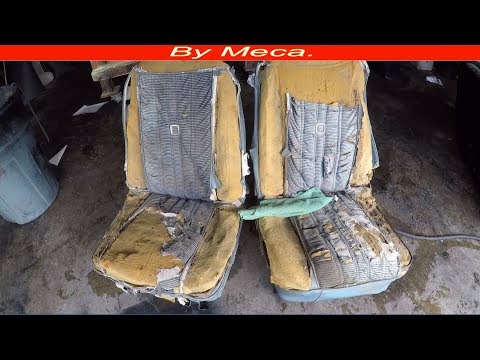 Como revestir um assento tipo bucket - Como reparar a espuma de um assento bucket