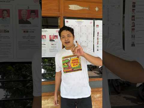 Alhamdulillah wis nyoblos bro hihihi lego~ | Pemilu 2024 presiden wakil presiden indonesia