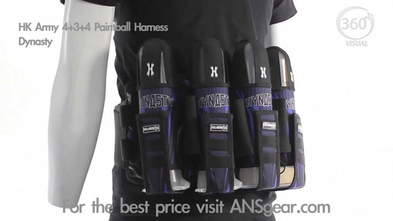 HK Army Eject 4+3+4 Paintball Harness Dynasty Visual 360 YouTube