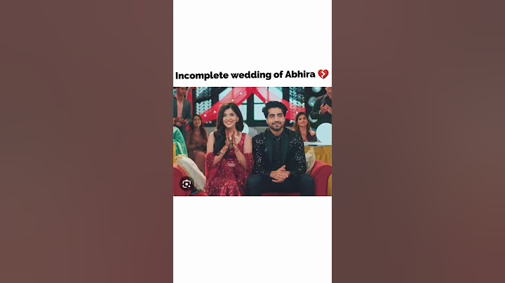 Incomplete wedding of Abhira 💔. #Abhira #Akshu #Abhi #Yehrishtakyakehlatahai #Wedding #Short #Viral