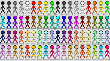 Algicosathlon Day 23 - Stickman RTTB Run Race ASRM in Algodoo