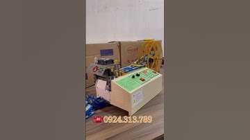 MÁY CẮT DÂY ĐAI TỰ ĐỘNG #máycắtdâyđai #máycắtdâyruybăng #máycắtdâyđaitựđộng #máycắtbăngnhám