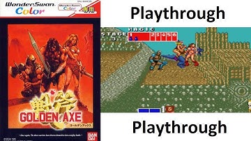 Golden Axe Wonderswan Color