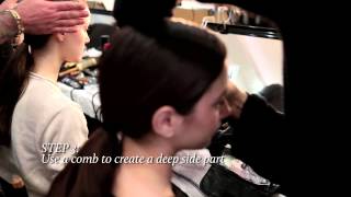 Get Ready With Something Navy And Tresemme - Misha Nonoo The Perfectly Undone Wavy Pony