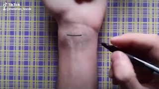 Tiktok'ta 100k Beğeni Alan Uzi Dövmesi Videom #Tattoo Resimi