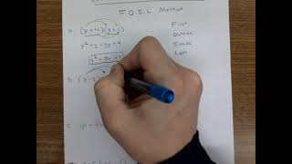 Multiplying Polynomials FOIL Lesson 7 2