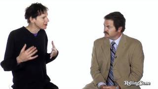 Nick Offerman Takes On Rob Sheffield In A Glare-Off