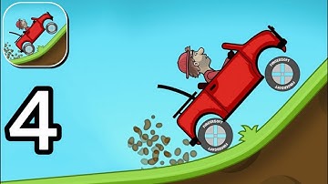 Hill Climb Racing - Gameplay Walkthrough Part 4 - Jeep (iOS, Android)