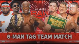 Bobby Lashley & Street Profits Vs Theory & Alpha Academy - WWE Raw Español Latino: 04/07/2022