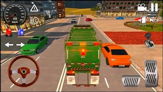تحميل لعبة سيارات American trash truck simulator  العاب سيارات العاب اندرويد car games screenshot 1