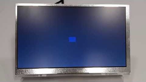 FPGA LCD animation: Bouncing rectangle