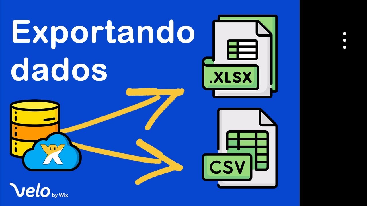 Exportar dados do wix para xlsx e csv 2023 novo m todo youtube