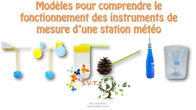 DIY Maquette d'instruments de mesure d'une station météo 