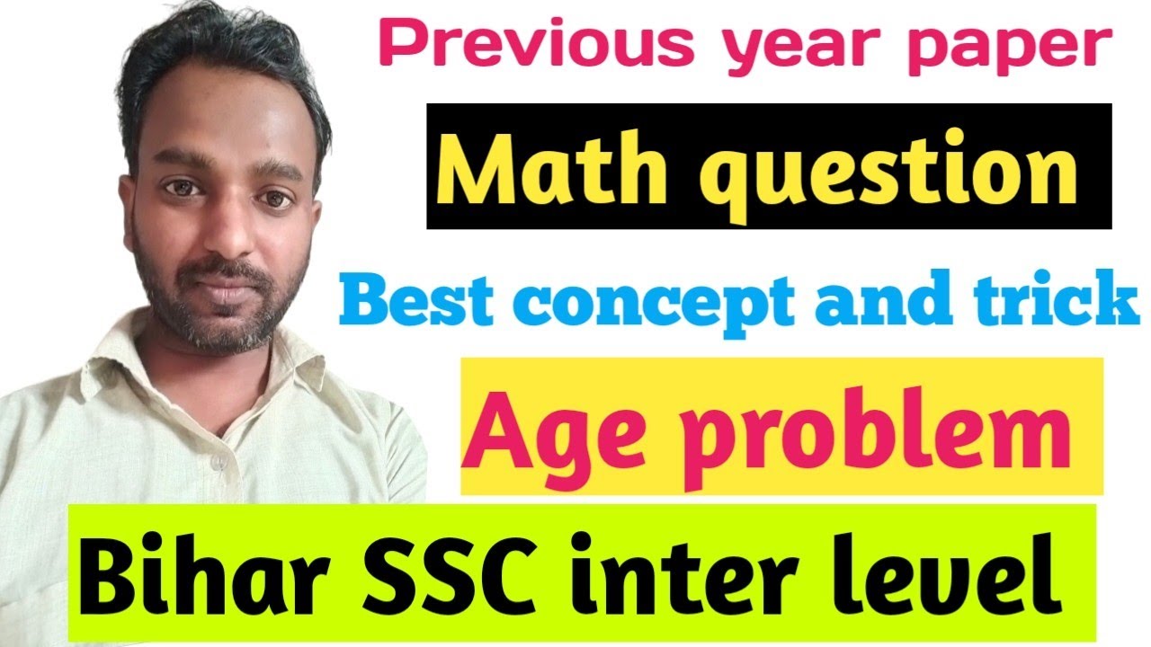 Age Problem Math