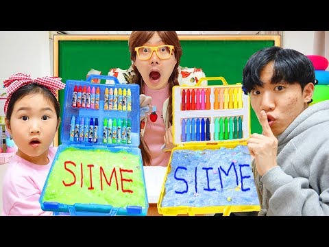 보람이와 또치의 선생님 몰래 슬라임 만들기 HOW TO MAKE SLIME IN SCHOOL