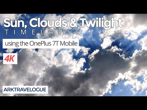 CLOUDS TIME LAPSE 4K | SUN , CLOUDS and TWILIGHT | ARK TRAVELOGUE