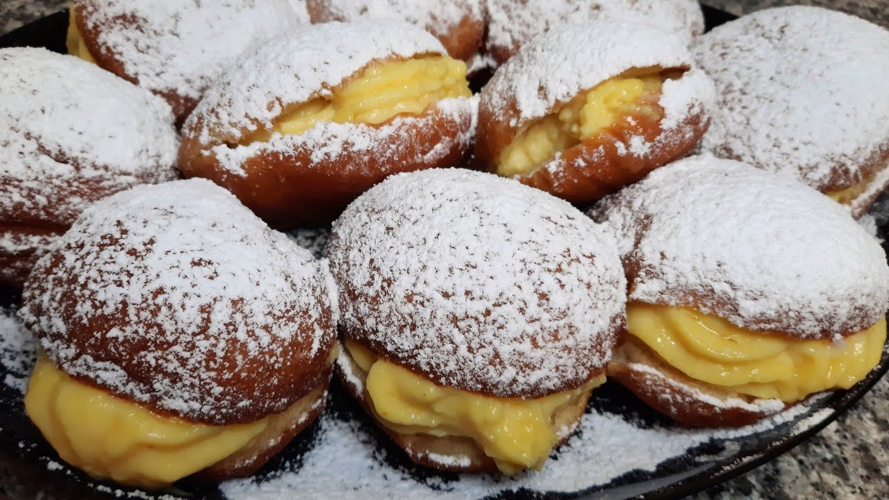 Bolas de Berlim caseiras